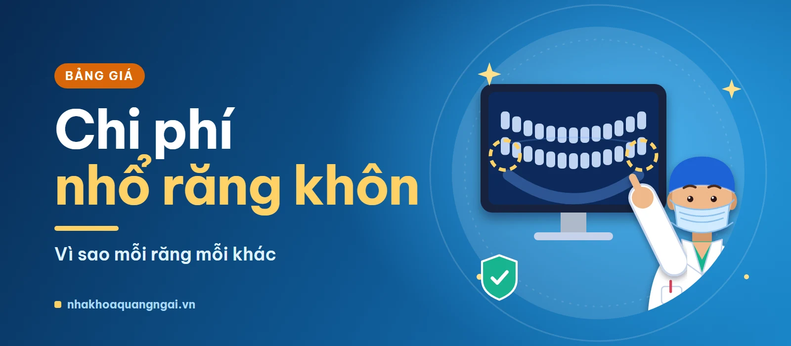 Chi phí nhổ răng khôn: vì sao mỗi răng mỗi khác?